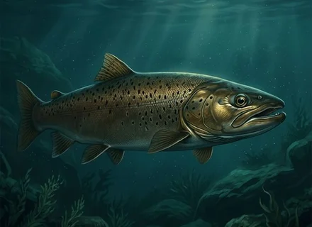 Mladica (Hucho hucho) u brzoj dunavskoj pritoci